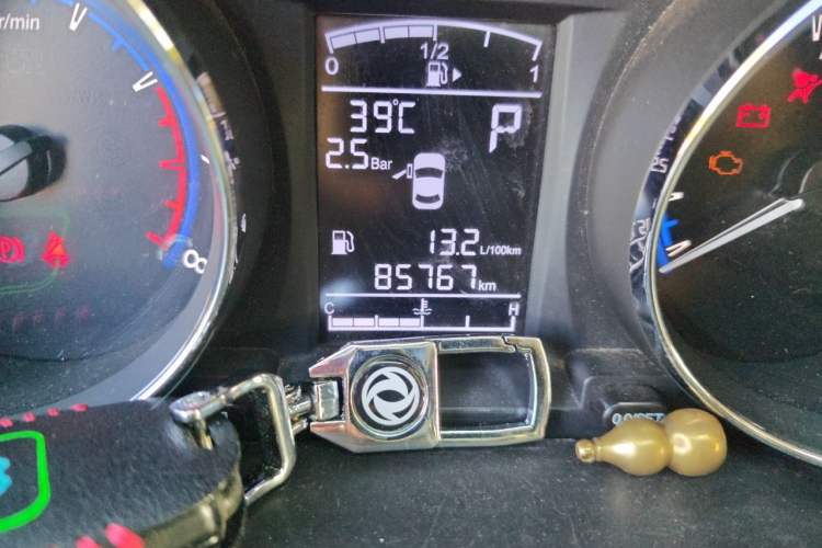Used FORTHING SX6 2016 1.6L CVT Deluxe Model Odometer Close Up