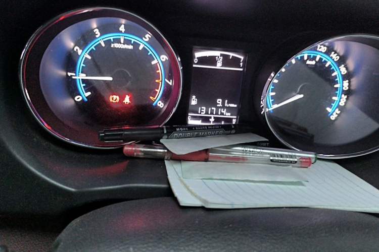 Used FORTHING SX6 2016 1.6L Manual Luxury Model Odometer Close Up