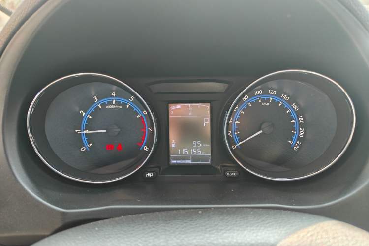 Used FORTHING SX6 2016 1.6L CVT Luxury Model Odometer Close Up