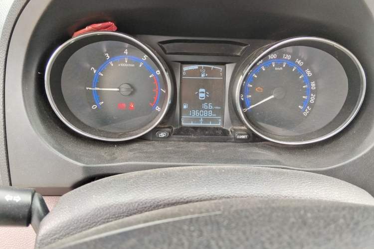 Used FORTHING SX6 2016 1.6L Manual Elite Model Odometer Close Up