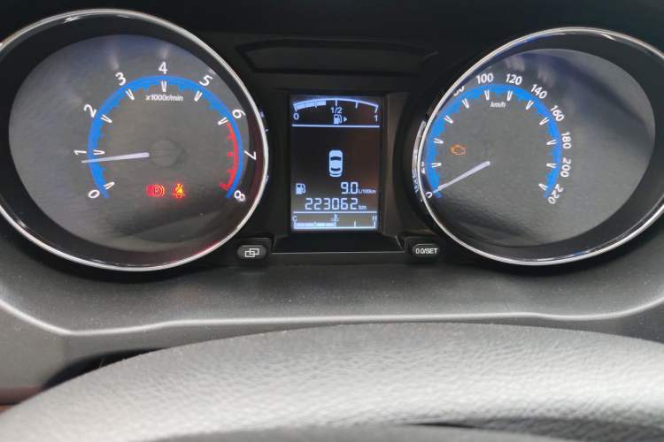 Used FORTHING SX6 2016 1.6L Manual Luxury Model Odometer Close Up