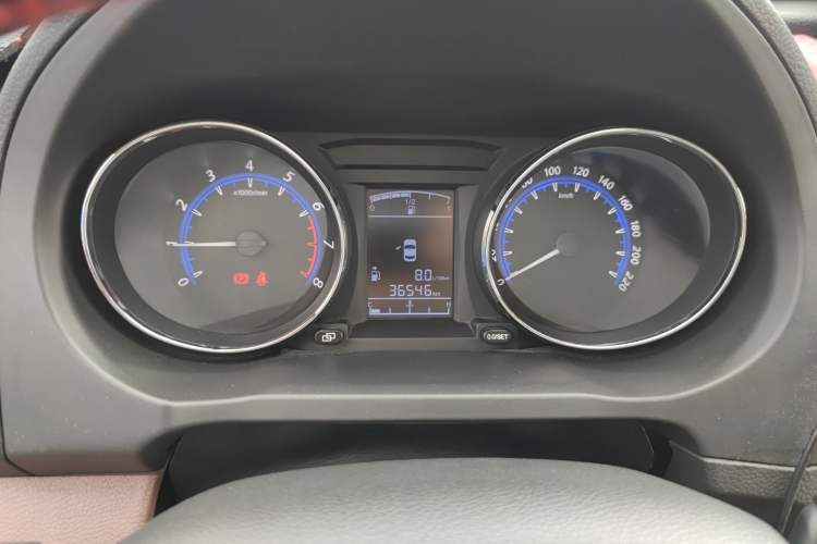 Used FORTHING SX6 2016 1.6L Manual Luxury Model Odometer Close Up