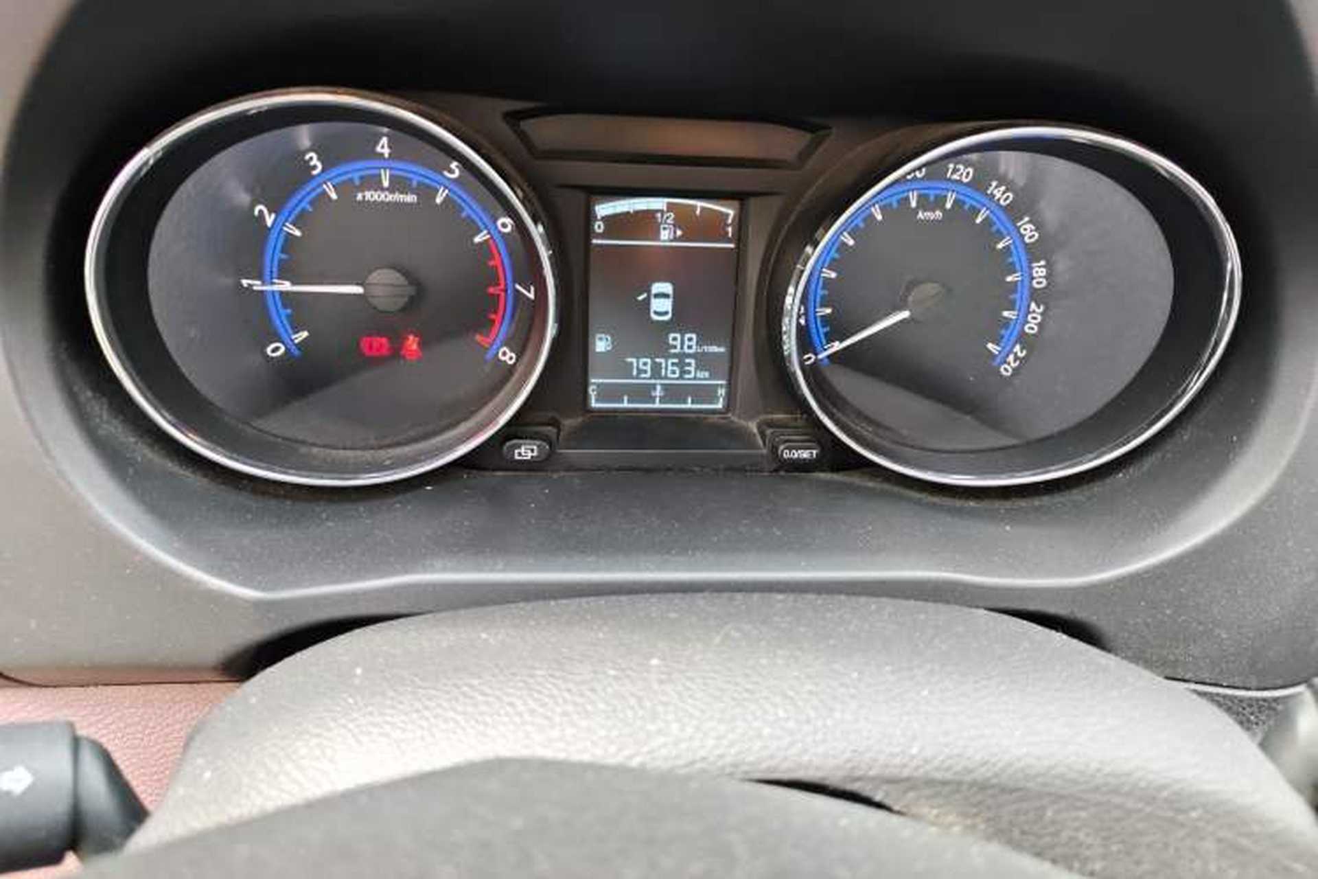 Used FORTHING SX6 2016 1.6L Manual Luxury Model Odometer Close Up