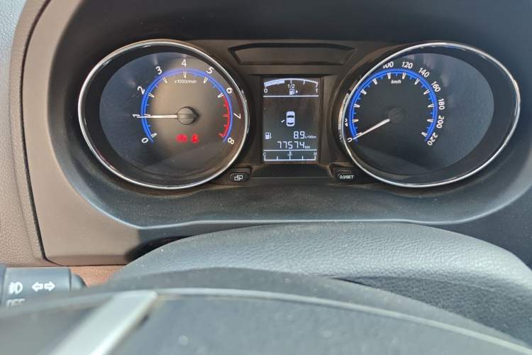 Used FORTHING SX6 2016 1.6L Manual Luxury Model Odometer Close Up