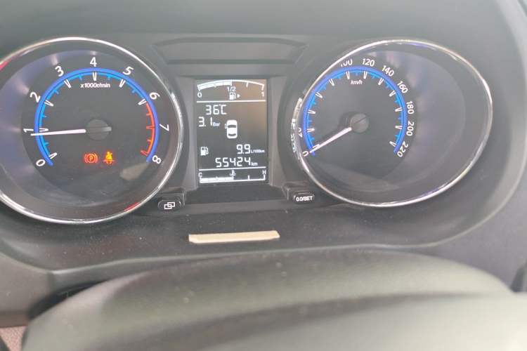 Used FORTHING SX6 2016 1.6L Manual Luxury Model Odometer Close Up