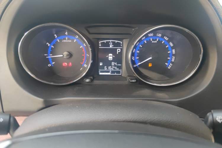 Used FORTHING SX6 2016 1.6L CVT Luxury Model Odometer Close Up