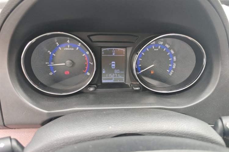 Used FORTHING SX6 2016 1.6L Manual Luxury Model Odometer Close Up
