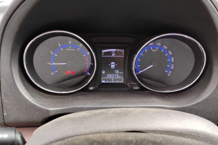 Used FORTHING SX6 2016 1.6L Manual Luxury Model Odometer Close Up