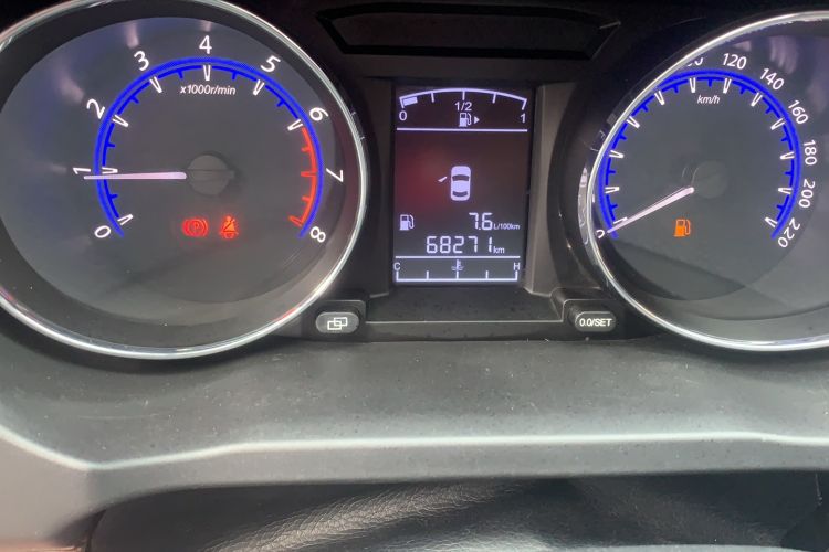 Used FORTHING SX6 2016 1.6L Manual Luxury Model Odometer Close Up