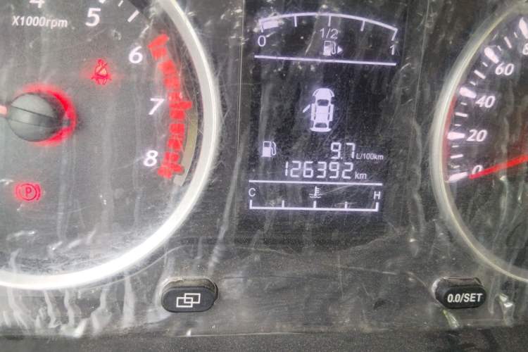 Used FORTHING SX6 2018 1.6L Manual Luxury Model Odometer Close Up