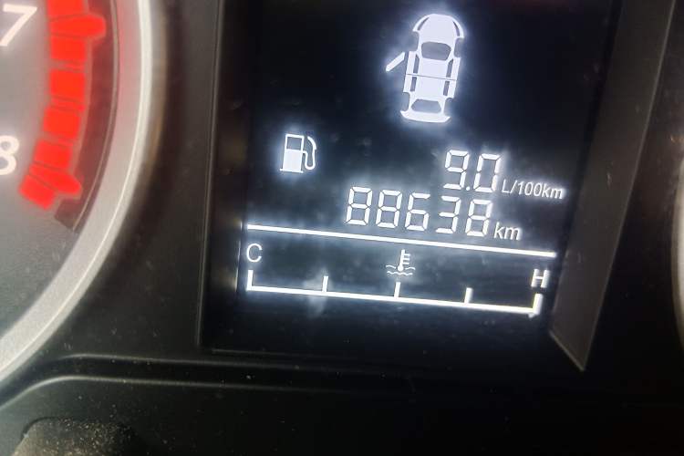 Used FORTHING SX6 2018 1.6L Manual Luxury Model Odometer Close Up