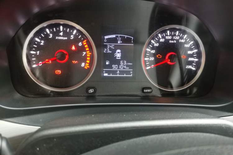 Used FORTHING SX6 2021 1.6L Manual Global Anniversary Edition Odometer Close Up
