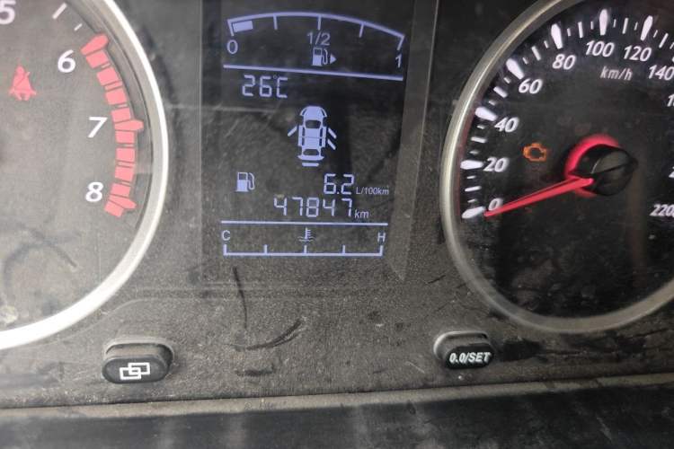 Used FORTHING SX6 2021 1.6L Manual Global Anniversary Edition Odometer Close Up
