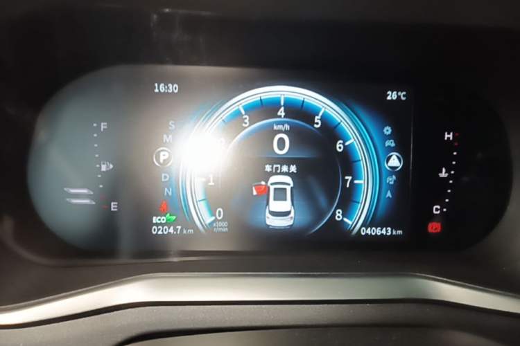 Used FORTHING T5 2018 300T DCT Smart Enjoyment Version Instrument Cluster