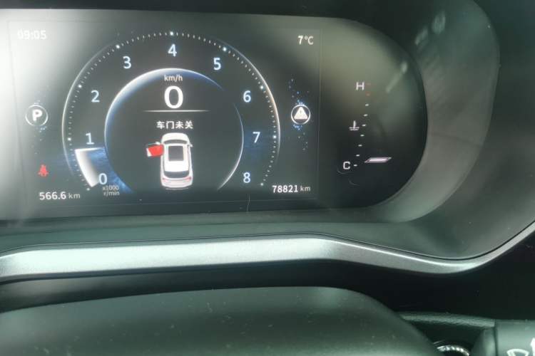 Used FORTHING T5 2018 230T CVT Smart Enjoyment Version Odometer Close Up