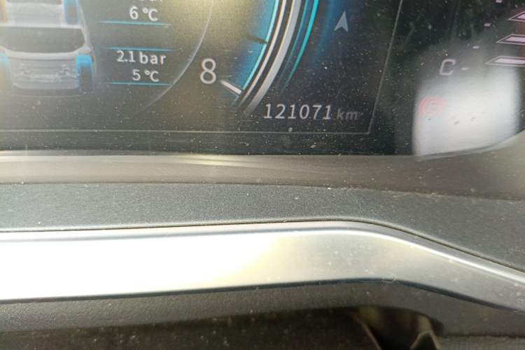 Used FORTHING T5 2018 230T CVT Smart Enjoyment Version Odometer Close Up