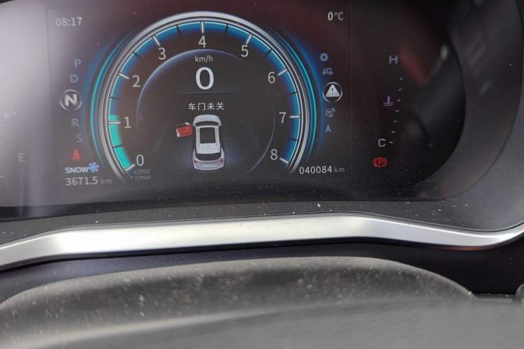 Used FORTHING T5 2018 300T DCT Smart Enjoyment Version Odometer Close Up