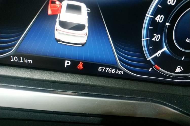 Used FORTHING T5 2018 300T DCT Smart Version Odometer Close Up