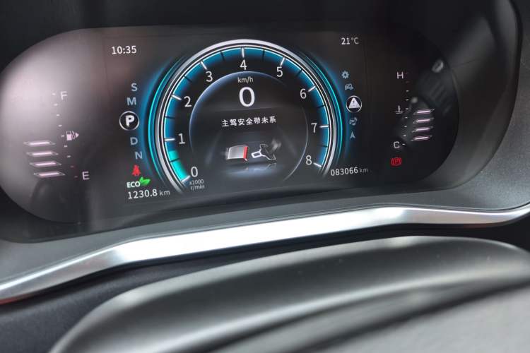 Used FORTHING T5 2018 300T DCT Smart Enjoyment Version Odometer Close Up