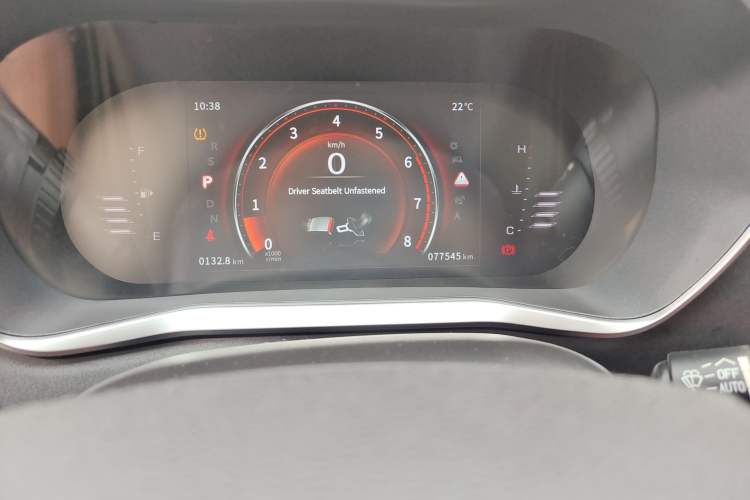 Used FORTHING T5 2018 230T CVT Smart Enjoyment Version Odometer Close Up