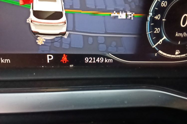 Used FORTHING T5 2018 300T DCT Smart Version Odometer Close Up