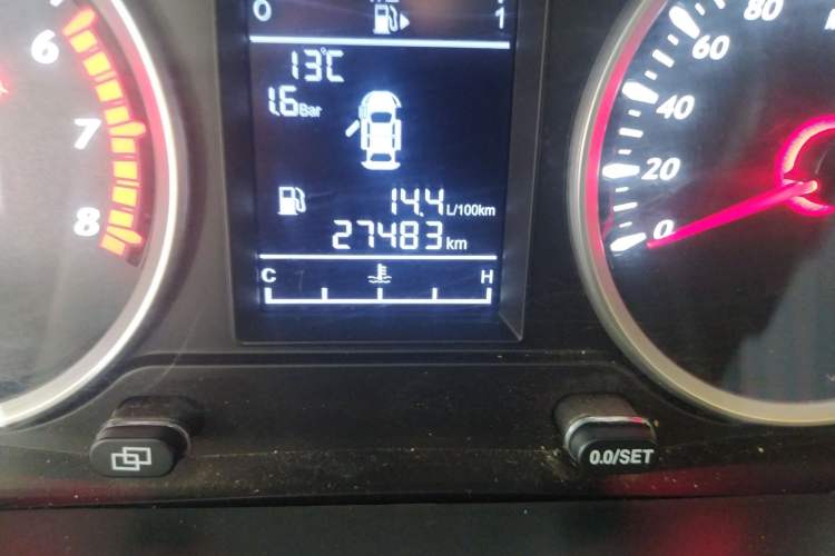 Used FORTHING T5 2020 1.6L Manual Comfort Model China VI Standard Odometer Close Up