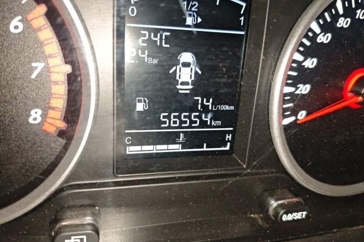 Used FORTHING T5 2020 1.6L Manual Comfort Model China VI Standard Odometer Close Up