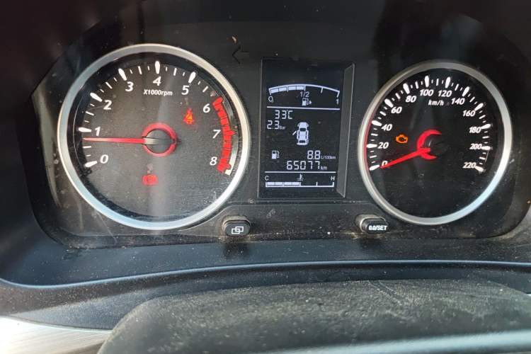 Used FORTHING T5 2020 1.6L Manual Luxury Model China VI Standard Odometer Close Up