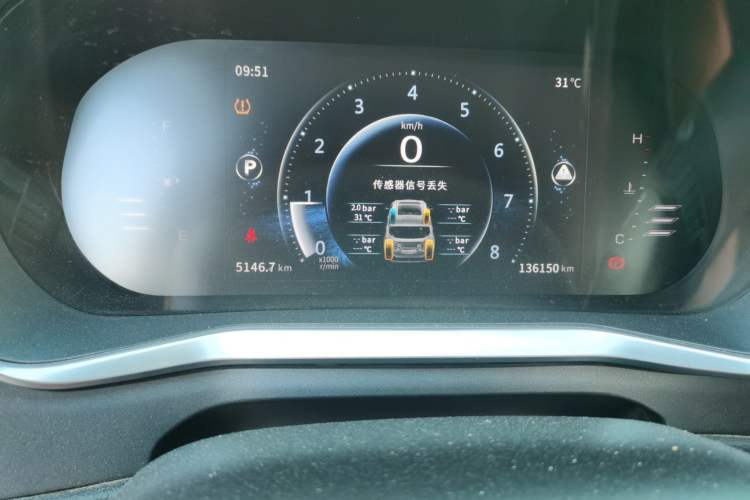 Used FORTHING T5 2020 1.5T Automatic Luxury Model China VI Standard Odometer Close Up