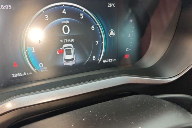 Used FORTHING T5 2020 1.6L Manual Luxury Model China VI Standard Odometer Close Up
