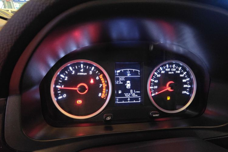 Used FORTHING T5 2020 1.6L Manual Comfort Model China VI Standard Odometer Close Up