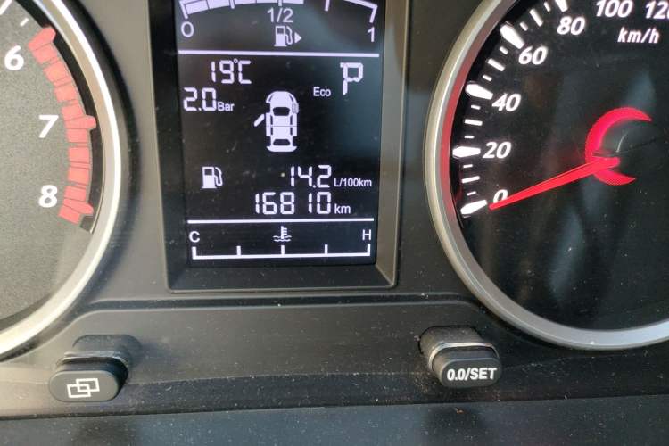 Used FORTHING T5 2021 1.5T Automatic Comfort Version Odometer Close Up