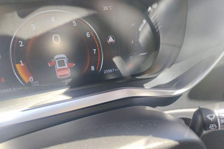 Used FORTHING T5 2021 1.5T Automatic Luxury Version Odometer Close Up