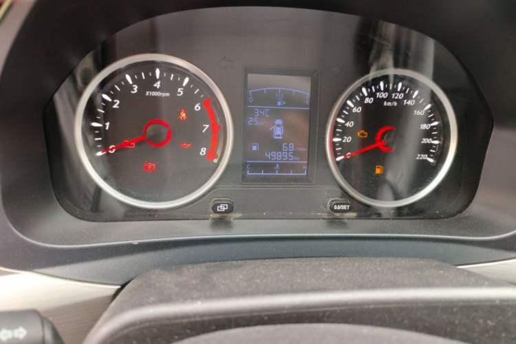 Used FORTHING T5 2021 1.6L Manual Comfort Model Odometer Close Up