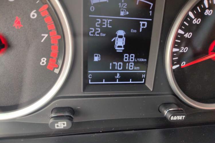 Used FORTHING T5 2021 1.5T Automatic Comfort Version Odometer Close Up