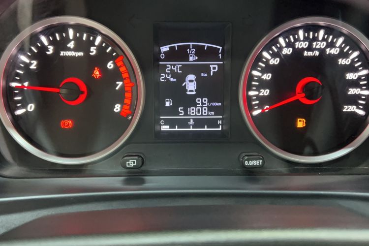 Used FORTHING T5 2021 1.5T Automatic Comfort Version Odometer Close Up