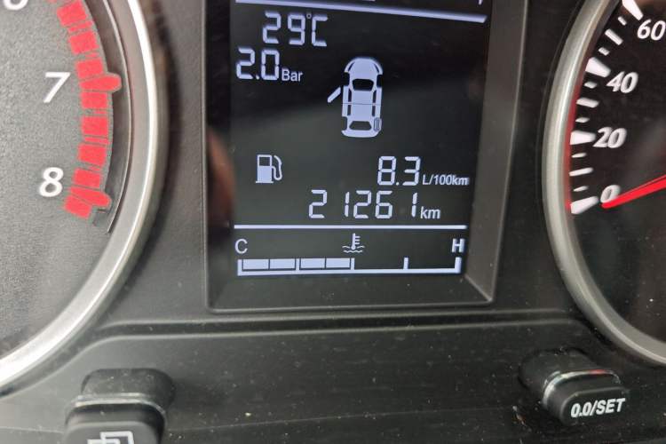 Used FORTHING T5 2022 Grand Edition 1.6L Manual Dream-Chasing Five-Seat Model Odometer Close Up