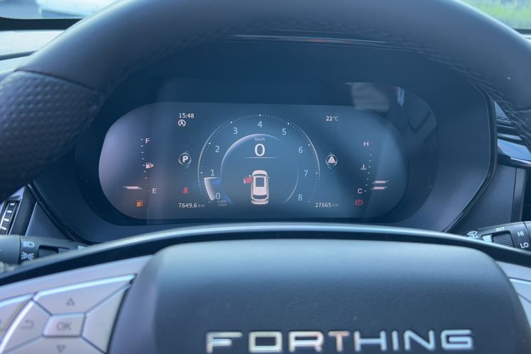 Used FORTHING T5 2022 Mach Edition 1.5T DCT Performance Model with Five Seats Instrument Cluster