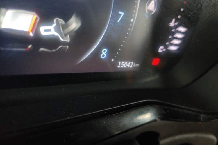 Used FORTHING T5 2022 Mach Edition 1.5T DCT Performance Model with Five Seats Odometer Close Up