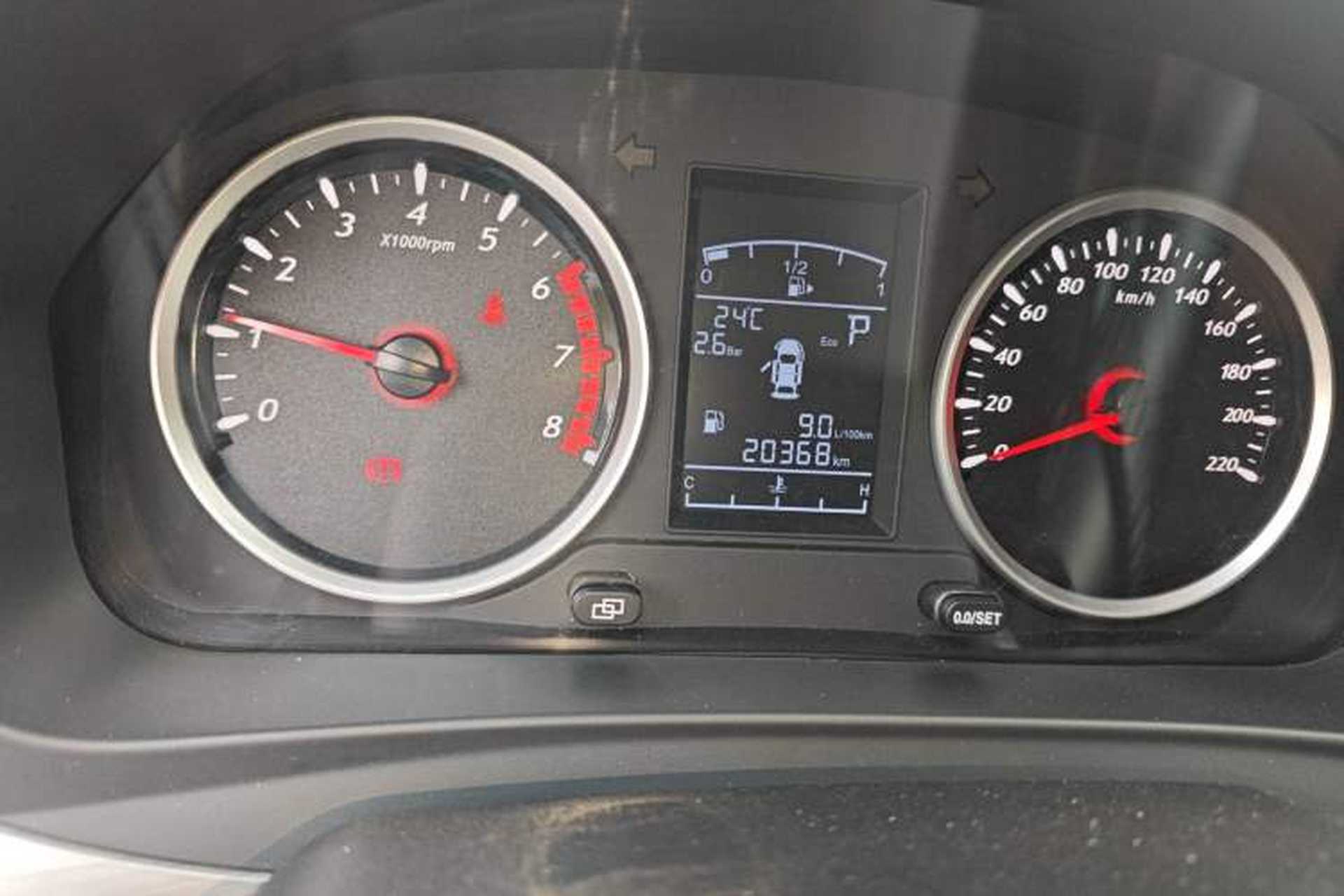 Used FORTHING T5 2022 Grand Edition 1.5T Automatic – Exclusive Seven-Seater for Key Accounts Odometer Close Up