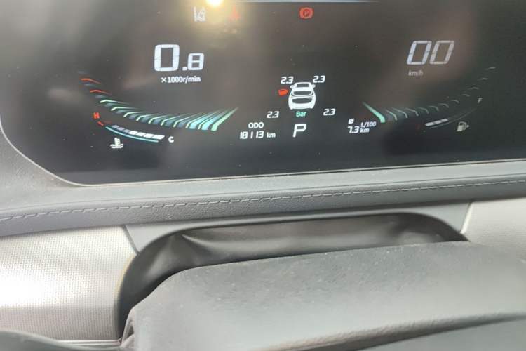 Used FORTHING T5 EVO 2021 1.5TD DCT Diamond Edition Odometer Close Up