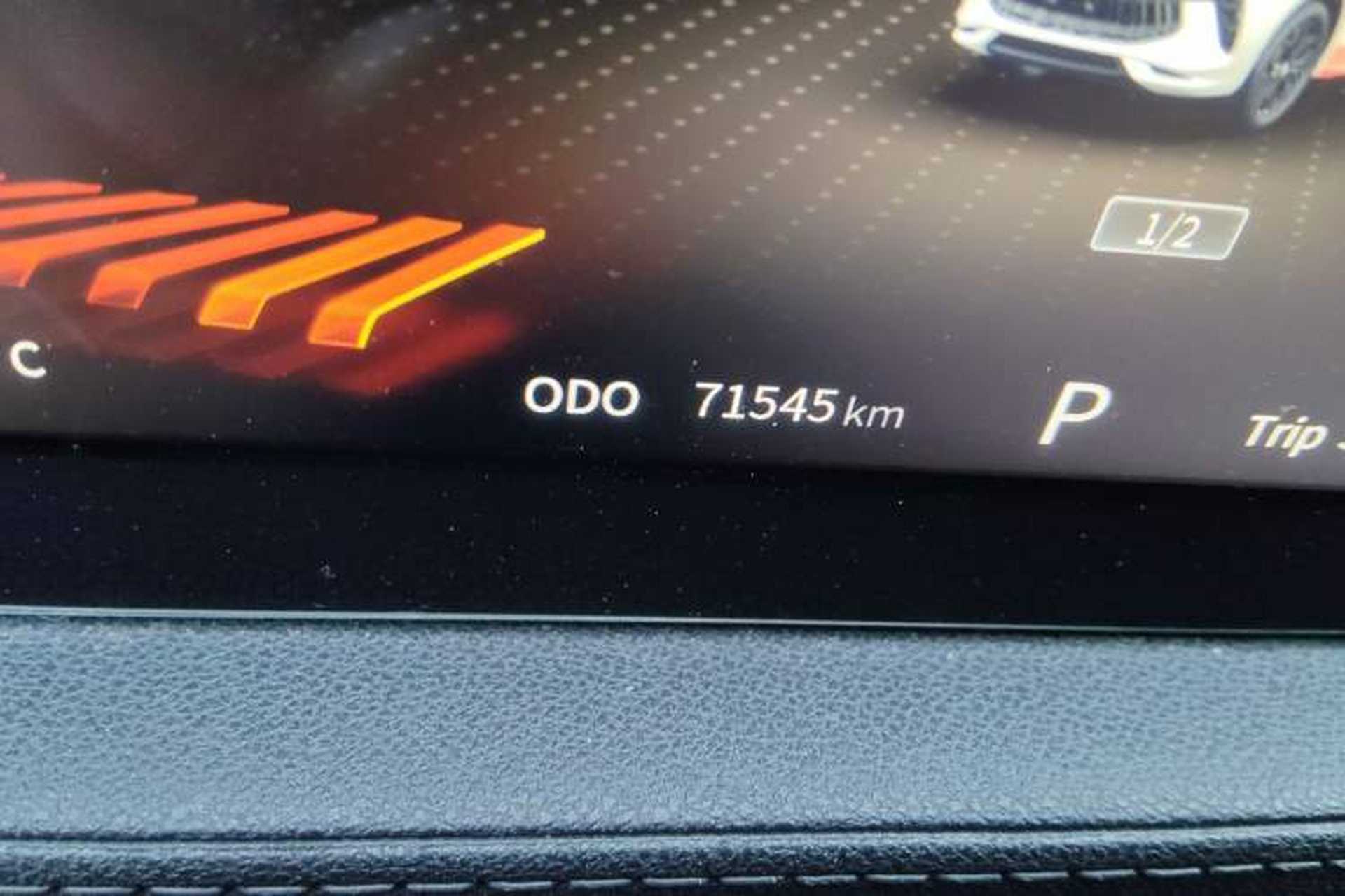 Used FORTHING T5 EVO 2021 1.5TD DCT Starry Edition Odometer Close Up