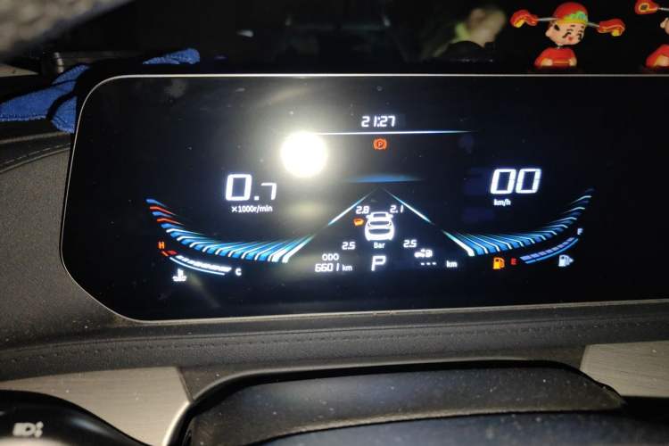 Used FORTHING T5 EVO 2024 Kungfeng Edition 1.5TD DCT Golden Model Odometer Close Up