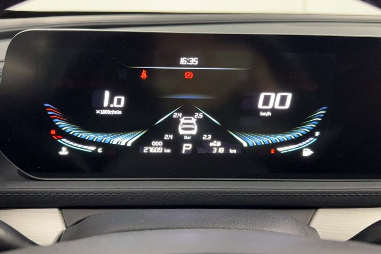 Used FORTHING T5 EVO 2024 Kungbiao Edition 1.5TD DCT Platinum Model Odometer Close Up
