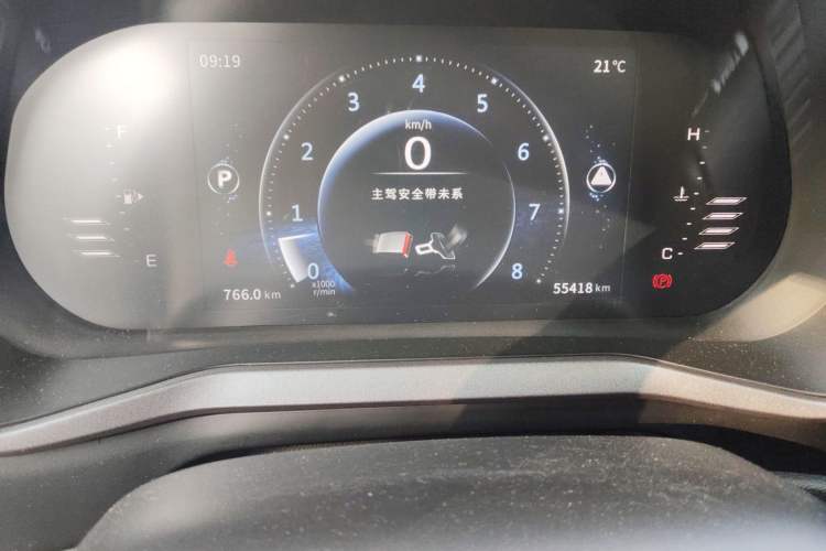 Used FORTHING T5L 2020 1.5T Automatic Luxury 7-Seater China VI Standard Odometer Close Up