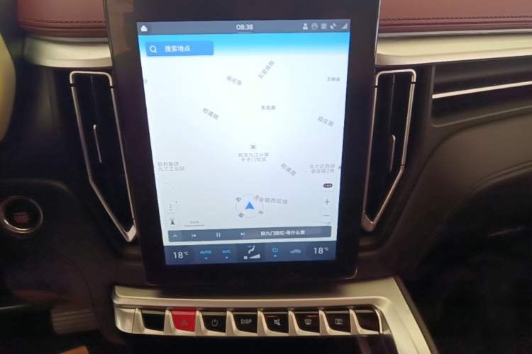 Used FORTHING T5L 2019 1.6TD DCT Flagship Model 7 Seats Audio And AC Panel