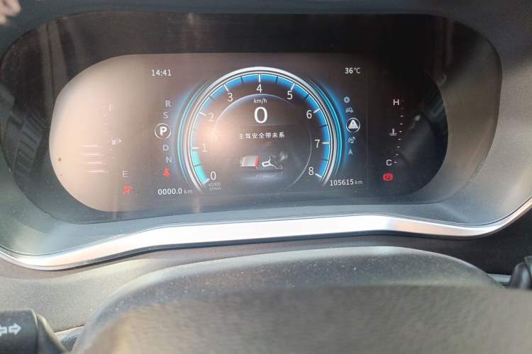 Used FORTHING T5L 2019 1.5T CVT Luxury Model 5 Seats Odometer Close Up
