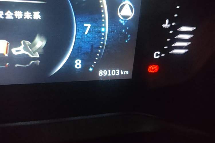 Used FORTHING T5L 2020 1.5T Automatic Luxury 7-Seater China VI Standard Odometer Close Up