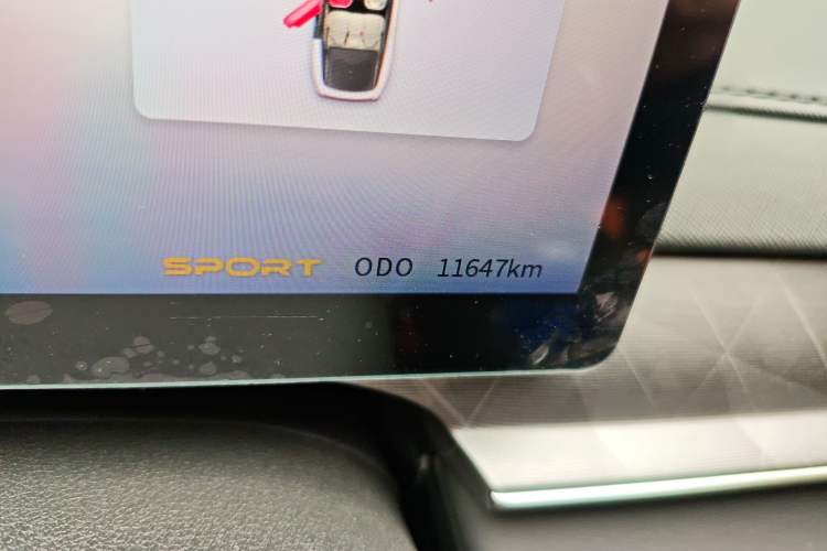 Used FORTHING Xinghai S7 2024 555 Lite Edition Odometer Close Up
