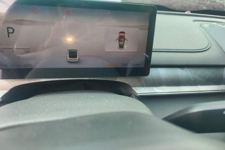 Used FORTHING Xinghai S7 2024 555 Lite Edition Odometer Close Up